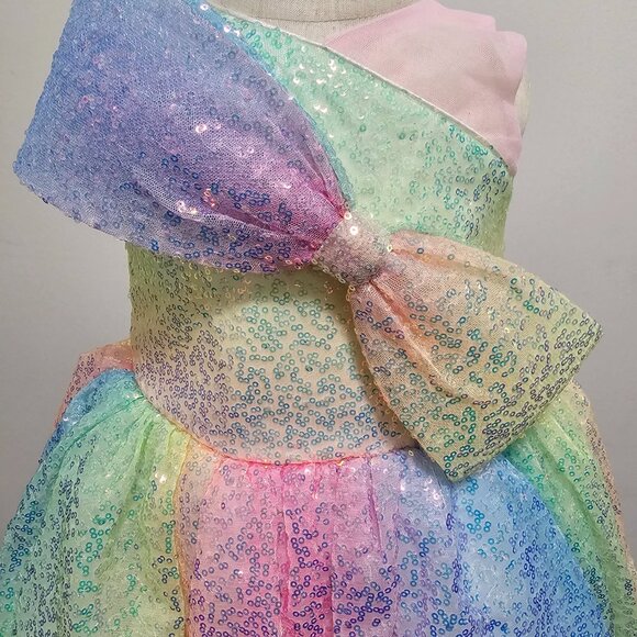 🎀 Baby Girl Partywear Dress for Sale 🎀  ✨ Size: Available from 8M to 2Y - Picture 3 of 5